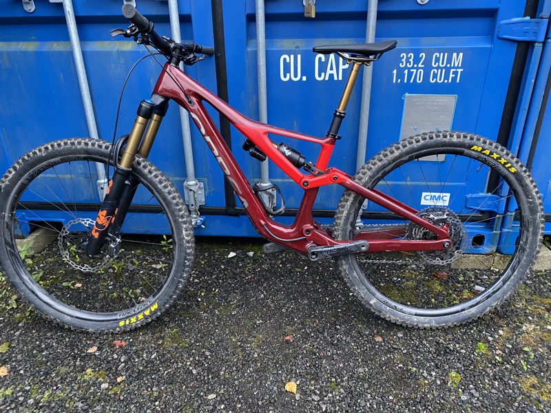 EX DEMO Orbea Rallon M-LTD Medium Mountain Bike 2022 Red-2